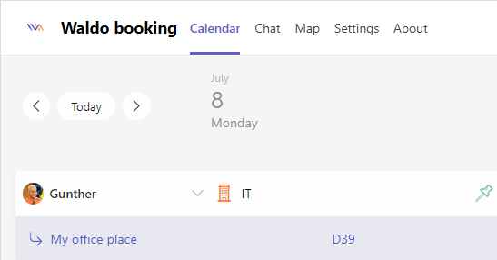 Parking removed from calendar